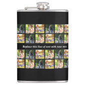 Flasques Fiole enveloppée de vinyle (Devant)