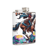 Flasques Fiole enveloppée de vinyle (Droite)