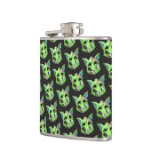 Flasques Fiole enveloppée de vinyle de chat Zombie (Gauche)