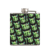 Flasques Fiole enveloppée de vinyle de chat Zombie (Dos)