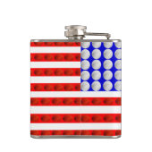 Flasques Fiole enveloppée de vinyle des patriotes (Dos)