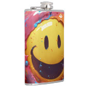 Flasques Fiole enveloppée de vinyle lisse, 236 ml (Droite)