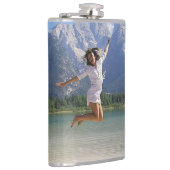 Flasques Fiole enveloppée de vinyle personnalisée (Droite)