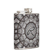 Flasques Fiole gravée 3 enveloppée (Droite)