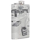 Flasques Fiole moderne des années 60 (Droite)