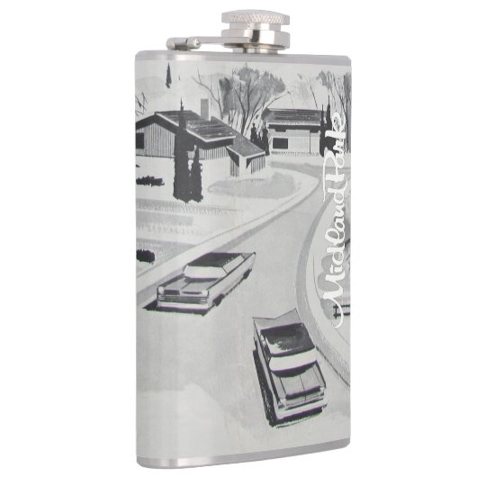 Flasques Fiole moderne des années 60 (Droite)