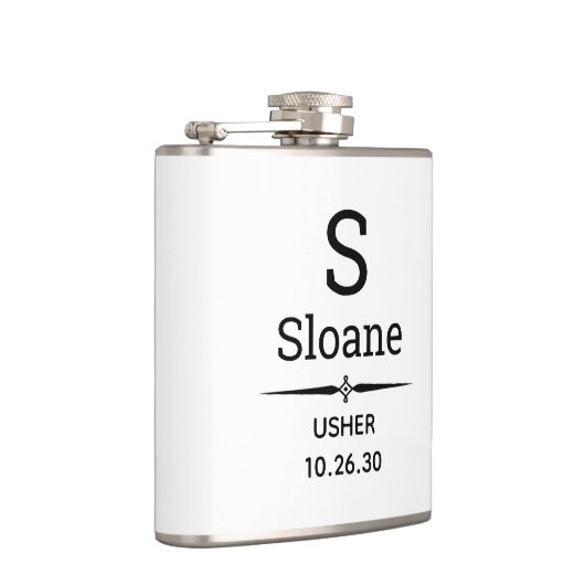 Flasques Fiole monogramme Usher (Droite)