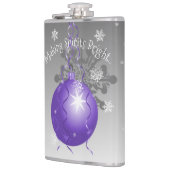 Flasques Fiole ornement de Noël mauve fantaisie (Gauche)