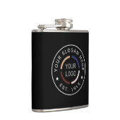 Flasques Fiole promotionnelle de logo personnalisé (Droite)