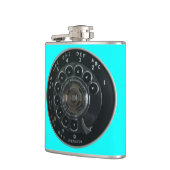 Flasques Fiole téléphonique Vintage (Turquoise) (Gauche)