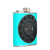 Flasques Fiole téléphonique Vintage (Turquoise) (Droite)