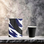 Flasques Fiole tribal Drapée de vinyle enrobée