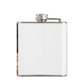 Flasques Fiole vintage à chapeau supérieur (Dos)