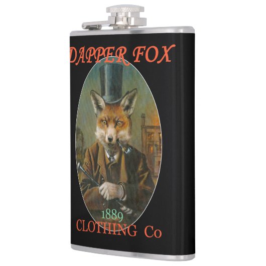Flasques Fiole Vintage Dapper Fox (Gauche)