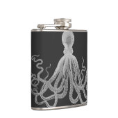 Flasques Fiole vintage d'octopus (Droite)