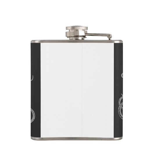 Flasques Fiole vintage d'octopus (Dos)