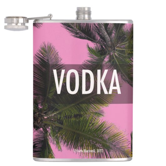 Flasques Fiole Vodka 8oz. (Ouvert)