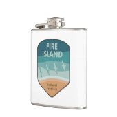 Flasques Fire Island National Seashore New York Seaguls (Gauche)