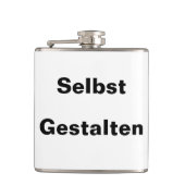 Flasques Flachmann Selbst Gestalten (Devant)