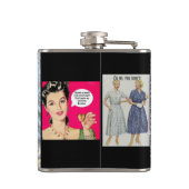 Flasques Flacon-Dans la défense de l'alcool (Dos)