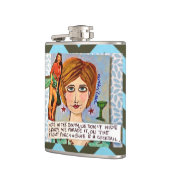 Flasques Flacon-ici dans les sud nous ne cachons pas fou (Gauche)