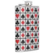 Flasques Flacons de coutume de joueur de carte (Droite)