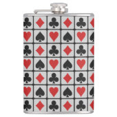 Flasques Flacons de coutume de joueur de carte (Devant)