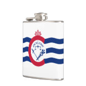 Flasques Flag of Cincinnati, Ohio Hip Flask (Gauche)