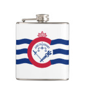 Flasques Flag of Cincinnati, Ohio Hip Flask (Devant)