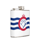 Flasques Flag of Cincinnati, Ohio Hip Flask (Droite)