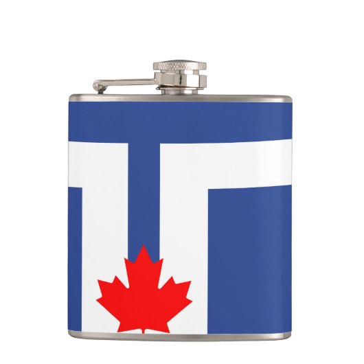 Flasques Flag of Toronto, Ontario Flask (Devant)