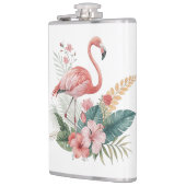 Flasques Flamant aux fleurs (Gauche)