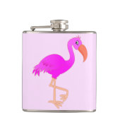 Flasques Flamant rose mignon - Heureux - (Devant)