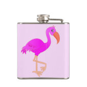 Flasques Flamant rose mignon - Heureux - (Dos)