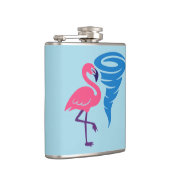 Flasques Flamant rose Tornado Bold Art Graphique moderne (Droite)