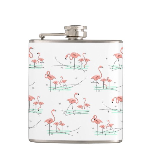 Flasques Flamingo Ocean Multi wrapped flask (Devant)
