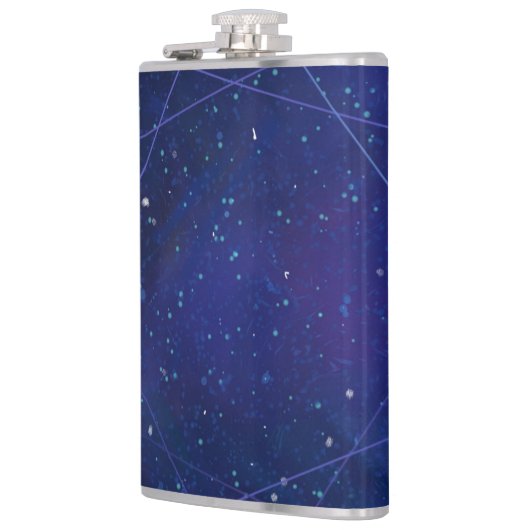 Flasques Flamme bleu marine (Gauche)