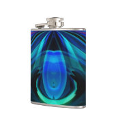 Flasques Flamme bleue Abstraite (Gauche)