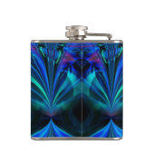 Flasques Flamme bleue Abstraite (Dos)