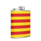 Flasques Flamme patriotique avec Drapeau de Catalogne (Droite)