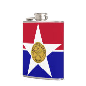 Flasques Flamme patriotique avec Drapeau de Dallas, USA (Gauche)