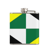 Flasques Flamme patriotique avec drapeau de Monterey City (Dos)