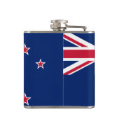 Flasques Flamme patriotique avec Drapeau de Nouvelle-Zéland (Dos)