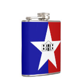 Flasques Flamme patriotique avec Drapeau de San Antonio, US (Droite)