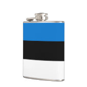 Flasques Flamme patriotique avec Drapeau d'Estonie (Gauche)