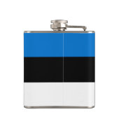 Flasques Flamme patriotique avec Drapeau d'Estonie (Dos)