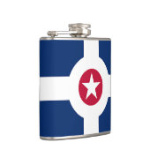 Flasques Flamme patriotique avec Drapeau d'Indianapolis Cit (Droite)