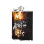 Flasques Flammes de feu de loup gris survivant (Gauche)
