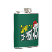 Flasques Flask 6oz : It's Christmas (green) (Droite)