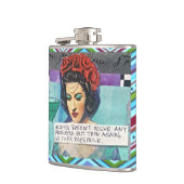 FLASQUES FLASK-ALCOHOL NE RÉSOUT AUCUN PROBLÈME (Gauche)